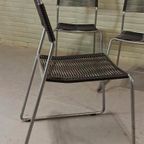 Set Van 6 Melker Spaghetti Stoelen, Lisa Norinder Voor Ikea thumbnail 4