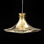 Gouden Vintage Hanglamp, Zweden 1960 thumbnail 2