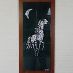 Tegeltableau Afbeelding Van Een Paard, 10 Tegels, Adri, Jaren 60 thumbnail 12