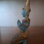 Brons Vergulde Thaise Boedha/tempelwachter thumbnail 3