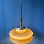 Vintage Space Age Hanglamp Van Herda Met Mushroom Kap Van Acrylglas thumbnail 3