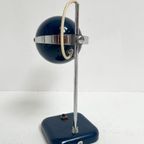 Blauwe Space Age Tafellamp, 1960's thumbnail 7