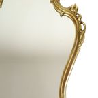 Vergulde Rococo Stijl Spiegel Met Console Acanthus Frankrijk thumbnail 10