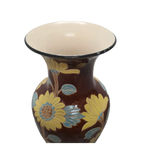 Grote Vintage Vaas Met Zonnebloemen thumbnail 4