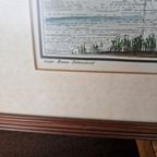 Oude Prent Druk Deventer In Lijst Achter Glas thumbnail 6