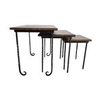Set Van 3 Vintage Nesting Tables / Bijzettafeltjes thumbnail 2