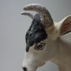 Oude Gipsen Model Van Koe Uit Slagerij, Beenhouwerij thumbnail 6