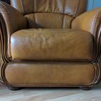 Klassiek Leren Bankstel (3-zits + Fauteuil) thumbnail 8