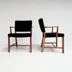 Set Van 2 Deense Mahoniehouten Stoelen Van Erik Bjorn Olsen thumbnail 8