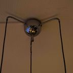 Mid-Century Vintage Hanglamp Luster In Chroom thumbnail 12