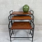 Vintage ‘nesting Tables’ Teak thumbnail 3