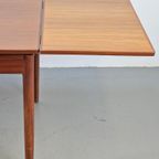 Vintage Teak Eettafel Deens Design Uitschuifbaar ‘60 Hout thumbnail 8