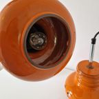 * 2 Herda Hanglampen Oranje Keramieke Hanglamp Oranje Lamp thumbnail 8