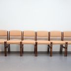 Set Van 6 Vintage Eetkamerstoelen Denemarken Palissander thumbnail 2