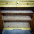 Gehouten Commode Kledingkast / Wandkast Uit Circa 1910 thumbnail 9