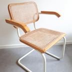 * Vintage Cesca Stoel Marcel Breuer Stijl Webbing Bureaustoel - Tnc3 thumbnail 4