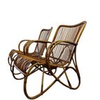 Set Van 2 Vintage Rotan Fauteuils / Eenzitjes Rohé thumbnail 4