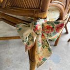 Vintage Bohemian Bamboe Eethoek Met Tafel En Stoelen thumbnail 8