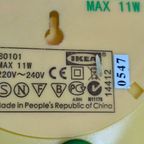 Retro IKEA Löv Lamp Ufo Geel Groen thumbnail 11