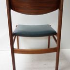 Deense Midcentury Modern Teak Eetkamerstoelen, Set Van 4 thumbnail 14