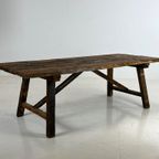 Eettafel Kloostertafel Robuust Groot thumbnail 16