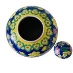 Mid-century Vintage Oosterse Gemberpot Polychroom Keramiek 1950’s thumbnail 5