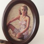 4x Mooie Houten Ovale Foto Lijsten Met Foto Vervangbare Functie thumbnail 10