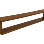 Vintage Wandplank Zwevend Jaren 50 Eiken Fineer thumbnail 2