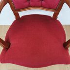 Brocante Vintage Franse Louis Xv Stoeltje, Fauteuil 103 thumbnail 8