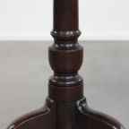Leuke Antieke Engelse Tilttop Tafel/ Bijzettafel Uit 19e Eeuw Met Een Rond Blad thumbnail 7