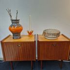 Set Van Twee Vintage Nachtkastjes 70s thumbnail 2