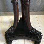 Hollywood Regency Bijzettafel Met Zwaanvormige Poten thumbnail 5
