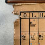 Xxl Vintage Linnen Kaart ‘periodiek Systeem Der Elementen’ thumbnail 8