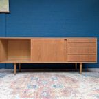 Vintage Eiken Lowboard, Jaren '60, Deens Design thumbnail 10