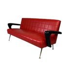 Met Skai Bekleedde Rockabilly Bank, Jaren 50 thumbnail 20
