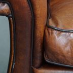 Set Van 2 Schapenleren Armchairs In Engelse Stijl Met Een Unieke Vormgeving En Mooie Kleuren thumbnail 14