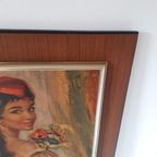 Jaren 70 Zigeunerin Schilderij Print Fp Nicol thumbnail 7
