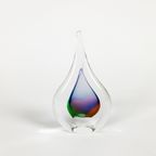 Leerdam Glas - Paperweight - Druppel - Gekleurd Glas - 2000 thumbnail 3