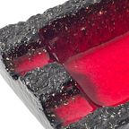 Ceramic Ashtray - 1970’S - Made For Cigars - Brightly Glazed And Unusual Design - Fat Lava thumbnail 6