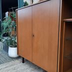 Vintage Wandkast Mid Century Design Highboard Retro Kast 60 thumbnail 5