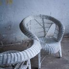 3 Seater +2X1Seater White Rotan Club Chairs thumbnail 21