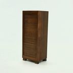 Art Deco Tambour Door Cabinet 1920s thumbnail 3