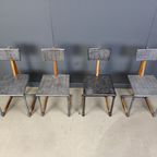 Vintage Industrial Chairs, 1970s - Set Of 4 thumbnail 10
