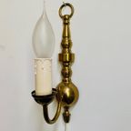 Vintage Wandlamp Messing Barok thumbnail 4