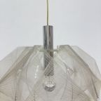 Paul Secon For Sompex Clear Wire Hanging Lamp , 1970S Germany thumbnail 20