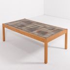 Danish Modern Ceramic Top Coffee Table From Sallingboe thumbnail 2