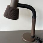 Vintage 80S Bureaulamp Buismodel Met Stoffen Kap thumbnail 6