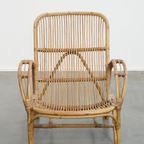 Bijzondere Rotan Fauteuil Van Rohé Noordwolde, 1950 thumbnail 6