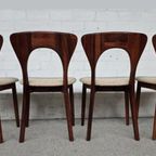 Vintage Set Van 4 Eetkamerstoelen, Nils Koefoed thumbnail 3