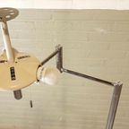 Vintage Slz Zürich Swiss Chroom En Riet Vloerlamp thumbnail 4